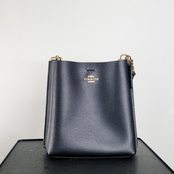 Coach Mollie Bucket Bag 22 Black - Picture 3 of 8